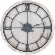 Williston White Large Wall Clock - Price Crash Furniture