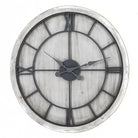 Williston White Wall Clock - Price Crash Furniture