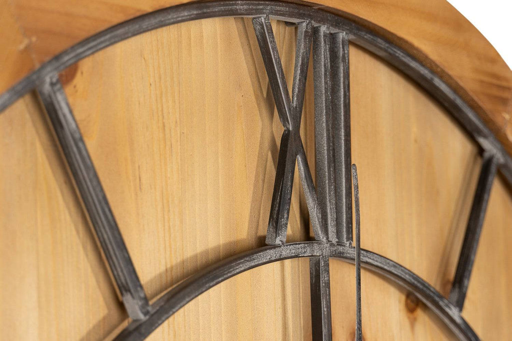 Williston Wooden Wall Clock - Price Crash Furniture