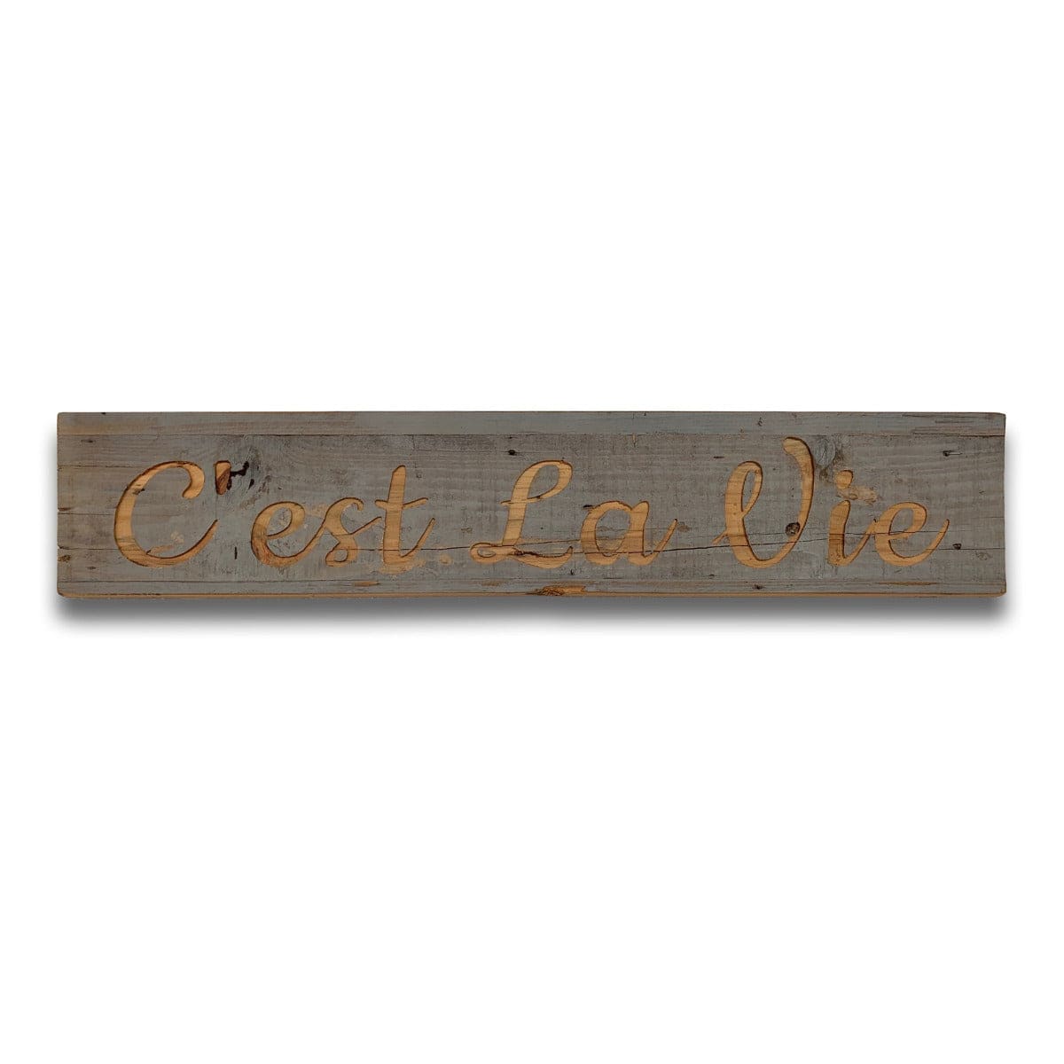 Wine Oclock Grey Wash Wooden Message Plaque - Price Crash Furniture