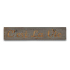 Wine Oclock Grey Wash Wooden Message Plaque - Price Crash Furniture