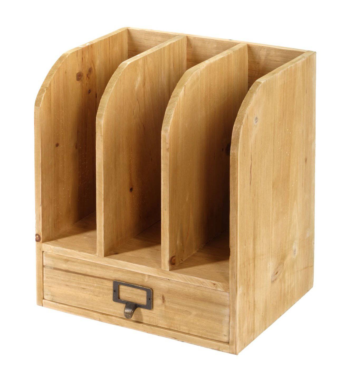 Wooden Files with Drawer 30 x 23 x 35 cm - Price Crash Furniture