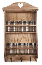 Wooden Kitchen Spice Wall Rack - Price Crash Furniture