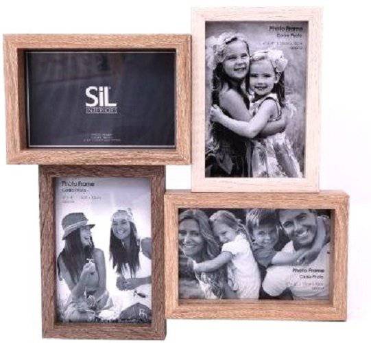 Wooden Quad Photo Frame 31cm - Price Crash Furniture