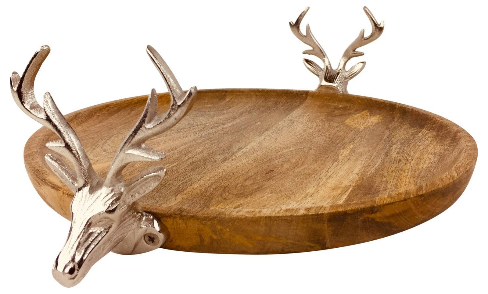 Wooden Stag Tray 33.5cm - Price Crash Furniture