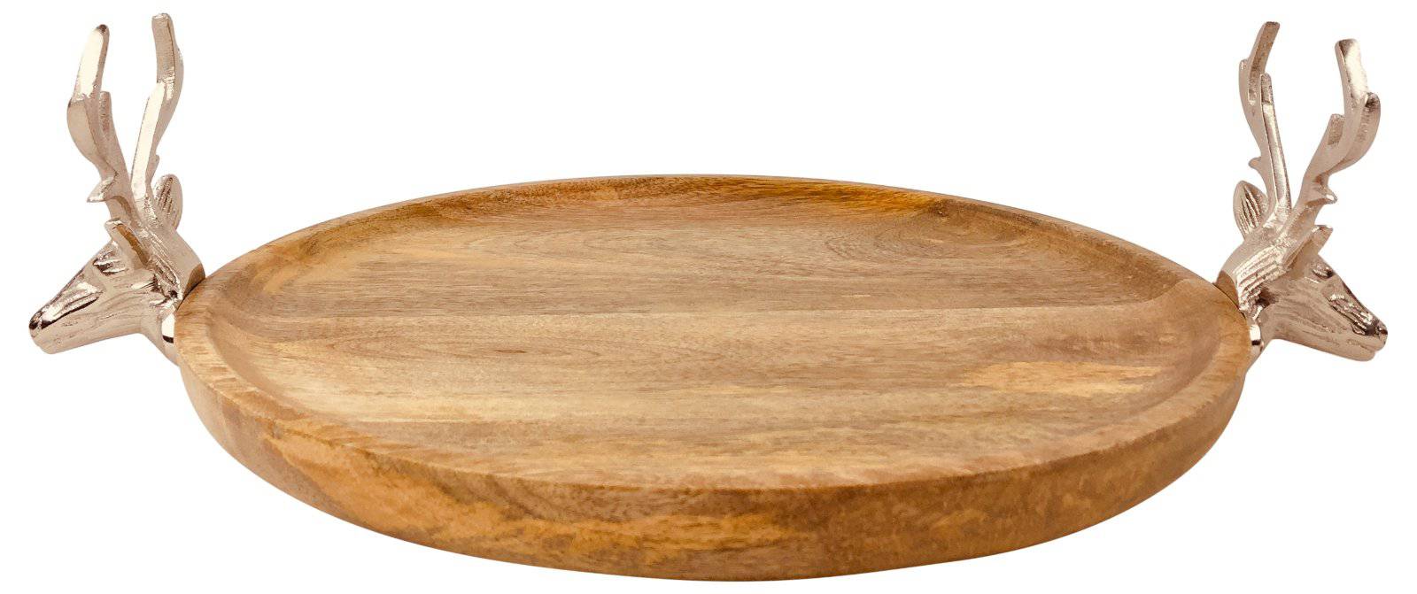 Wooden Stag Tray 33.5cm - Price Crash Furniture