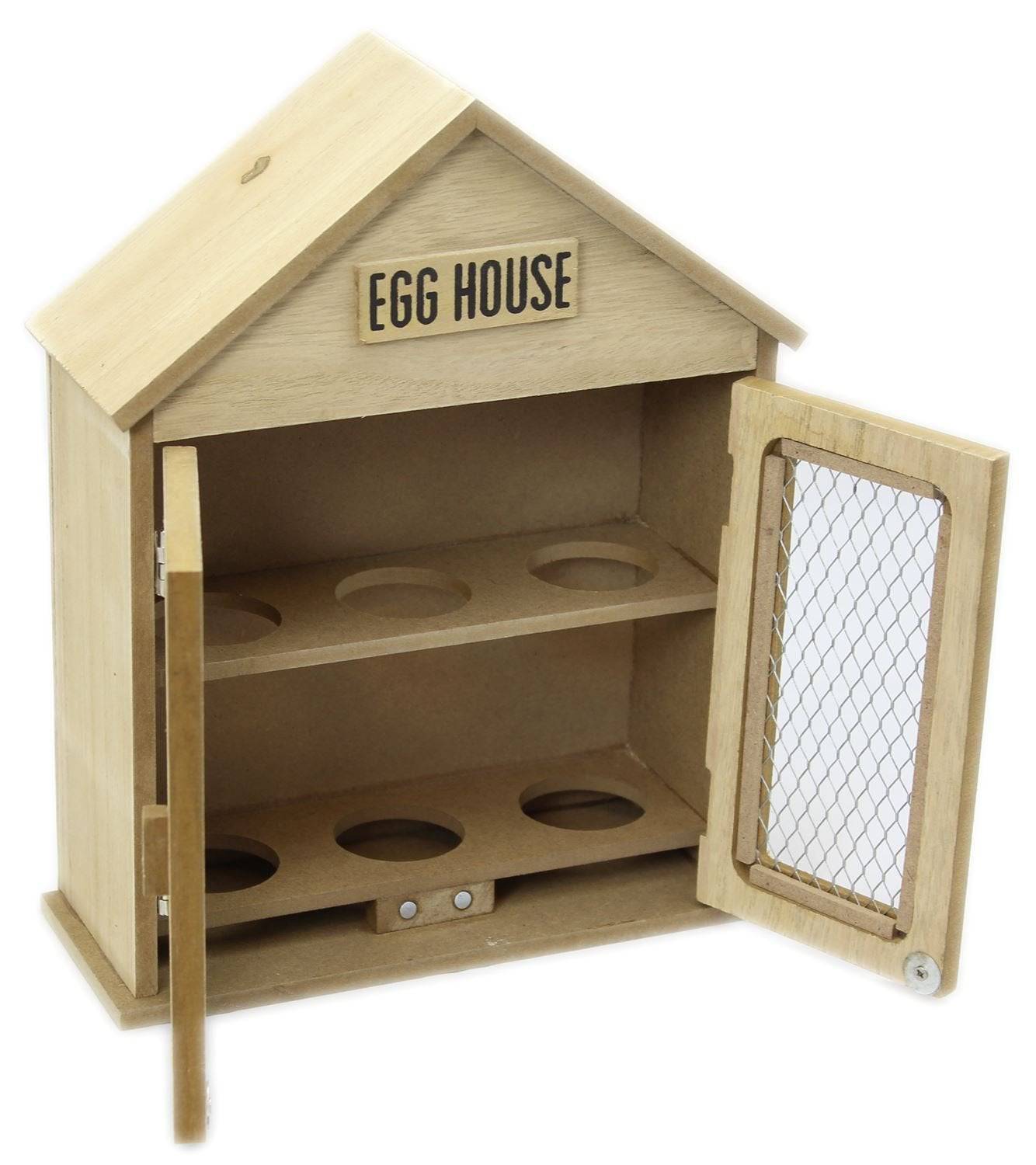 Wooden Two Door Egg House Kitchen Accessory - Price Crash Furniture