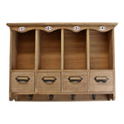 Wooden Wall Hanging Storage Unit- Kitchen, Utility, Hallway - Price Crash Furniture