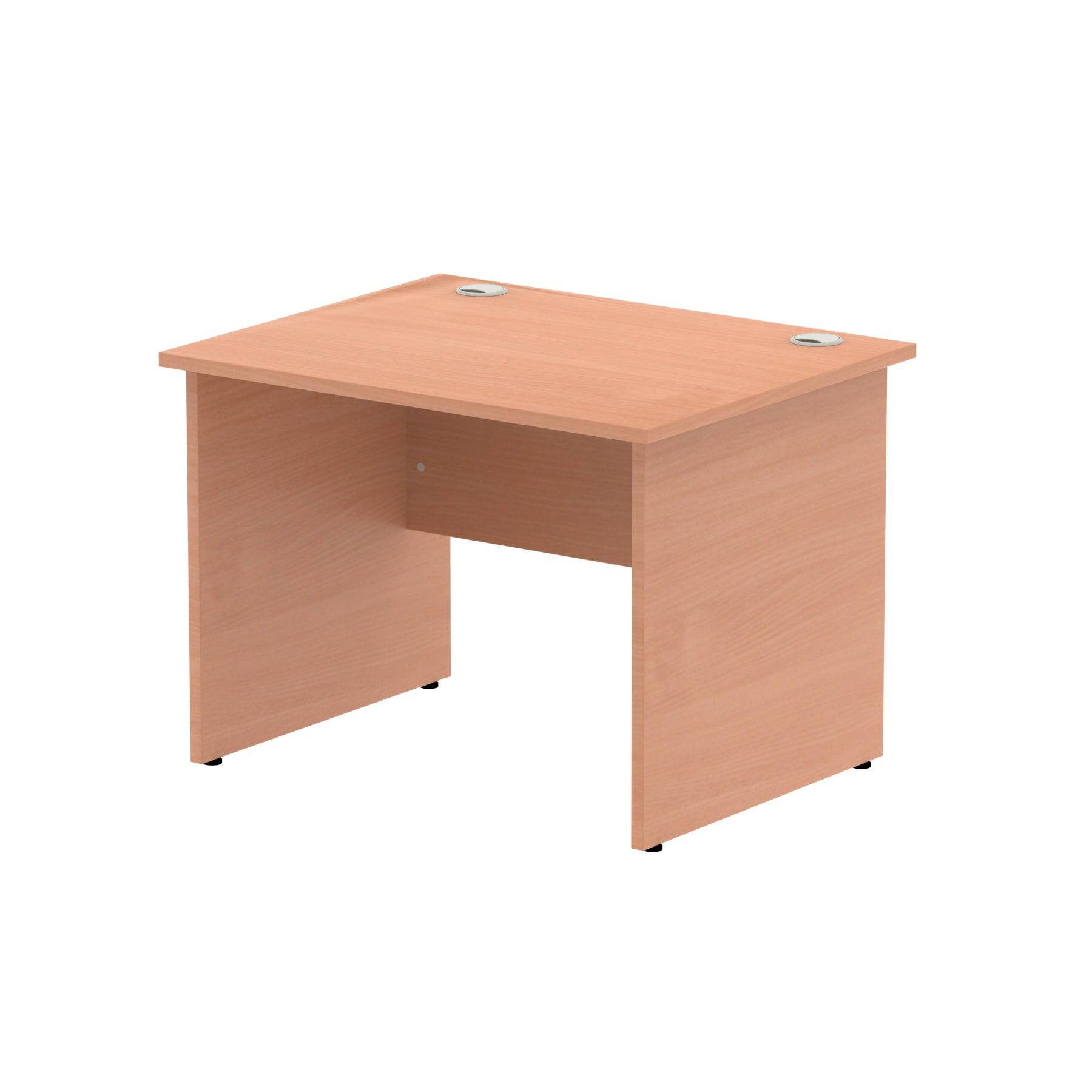 Impulse Straight Desk Beech Top Panel End Leg - Price Crash Furniture