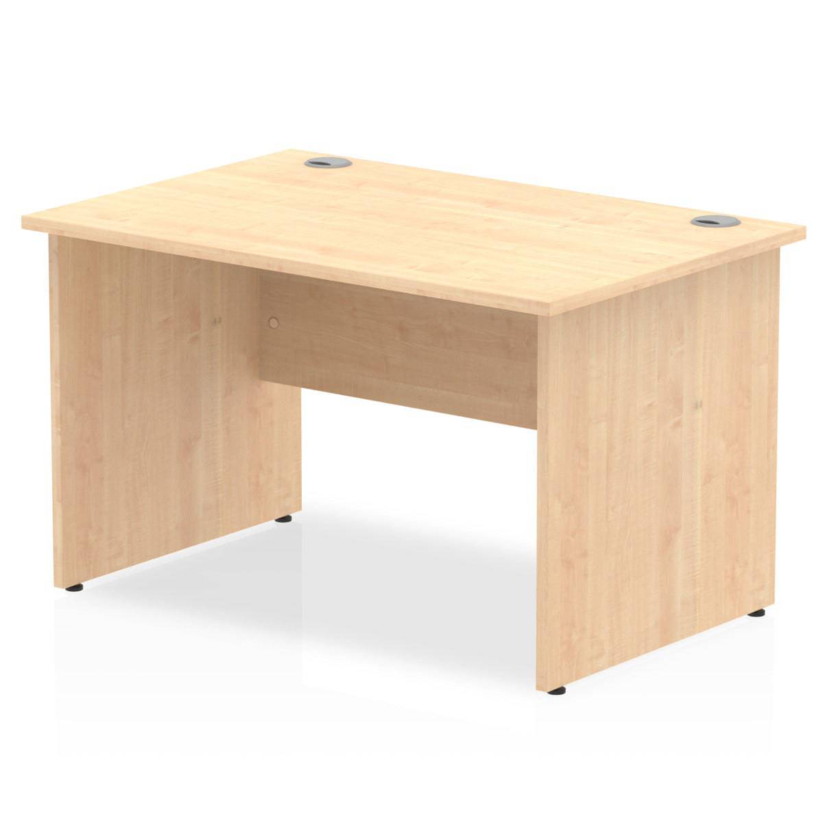 Impulse Straight Desk Maple Top Panel End Leg - Price Crash Furniture