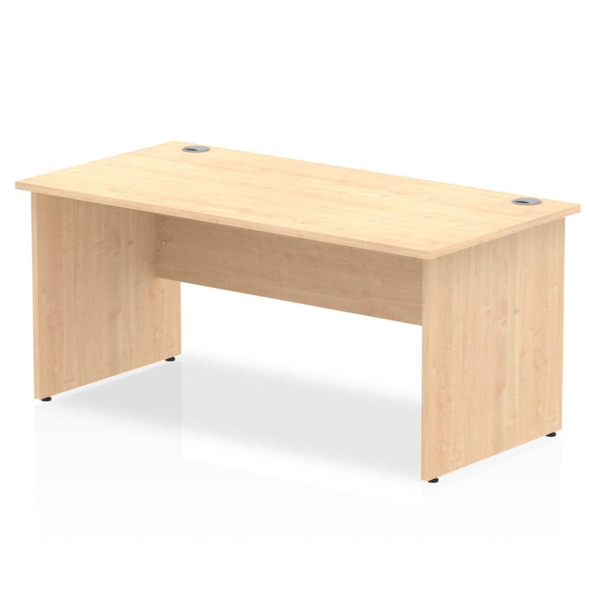 Impulse Straight Desk Maple Top Panel End Leg - Price Crash Furniture