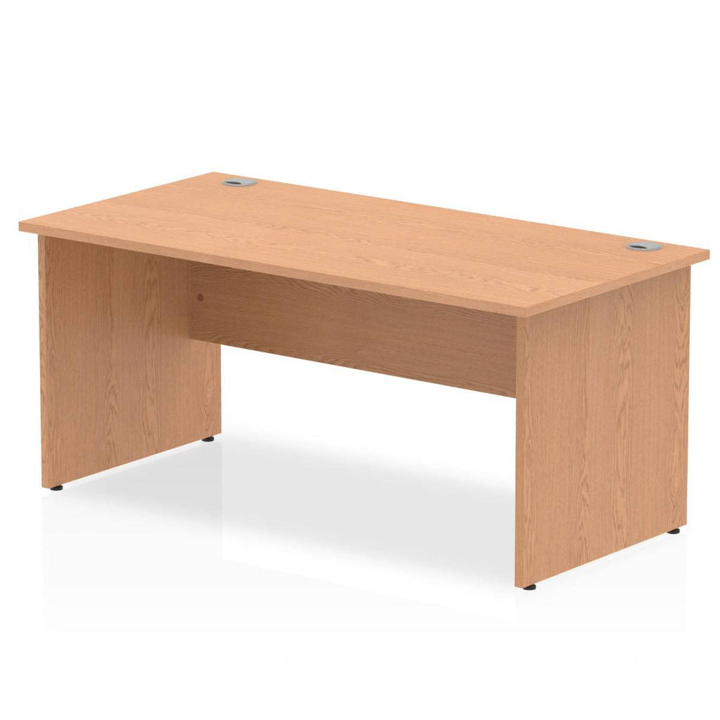 Impulse Straight Desk Oak Top Panel End Leg - Price Crash Furniture