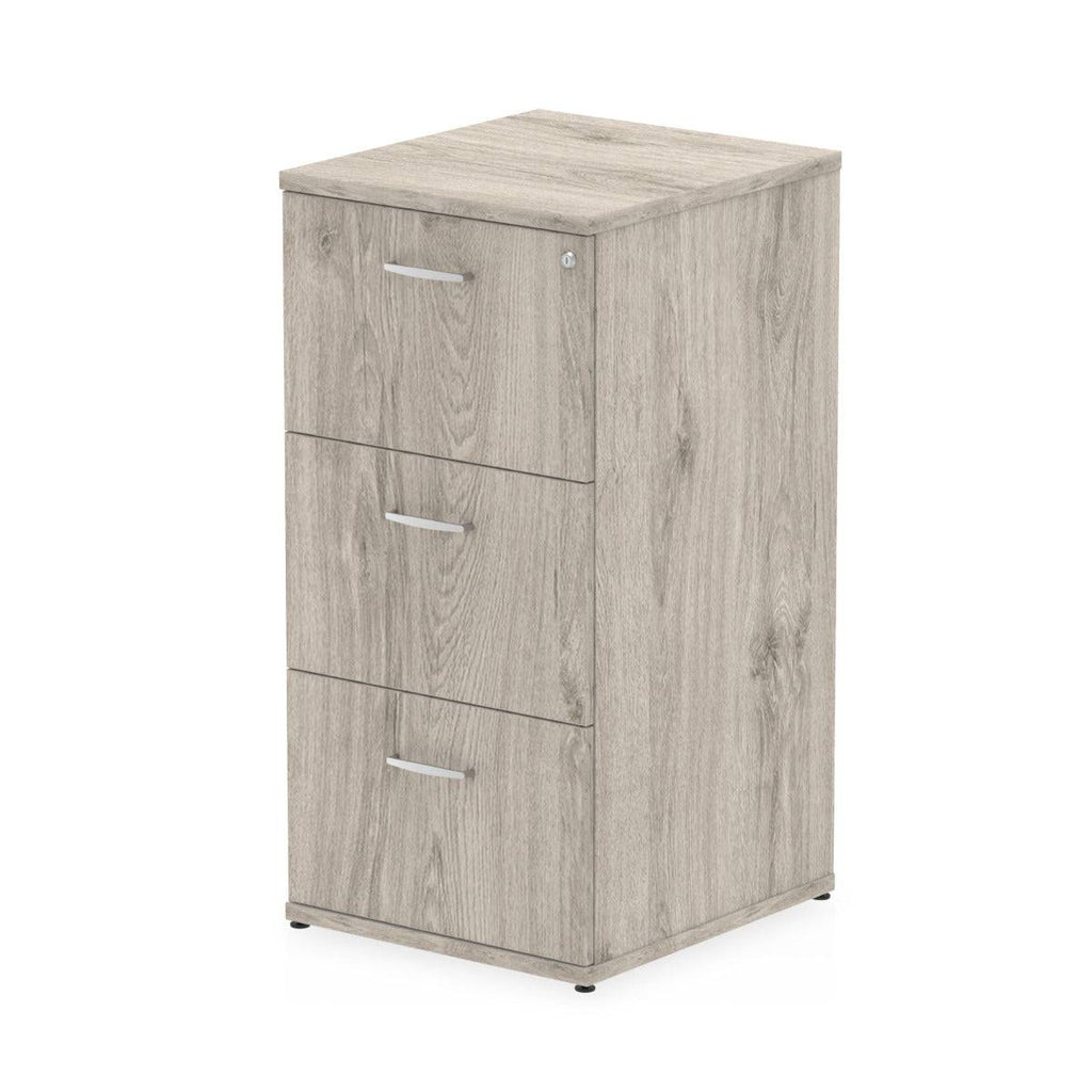 Impulse Filing Cabinet Grey Oak - Price Crash Furniture