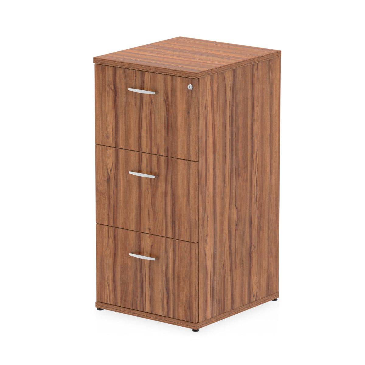 Impulse Filing Cabinet Walnut - Price Crash Furniture