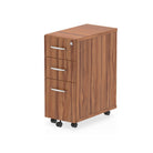 Impulse 3 Drawer Narrow Under Desk Pedestal - Price Crash Furniture