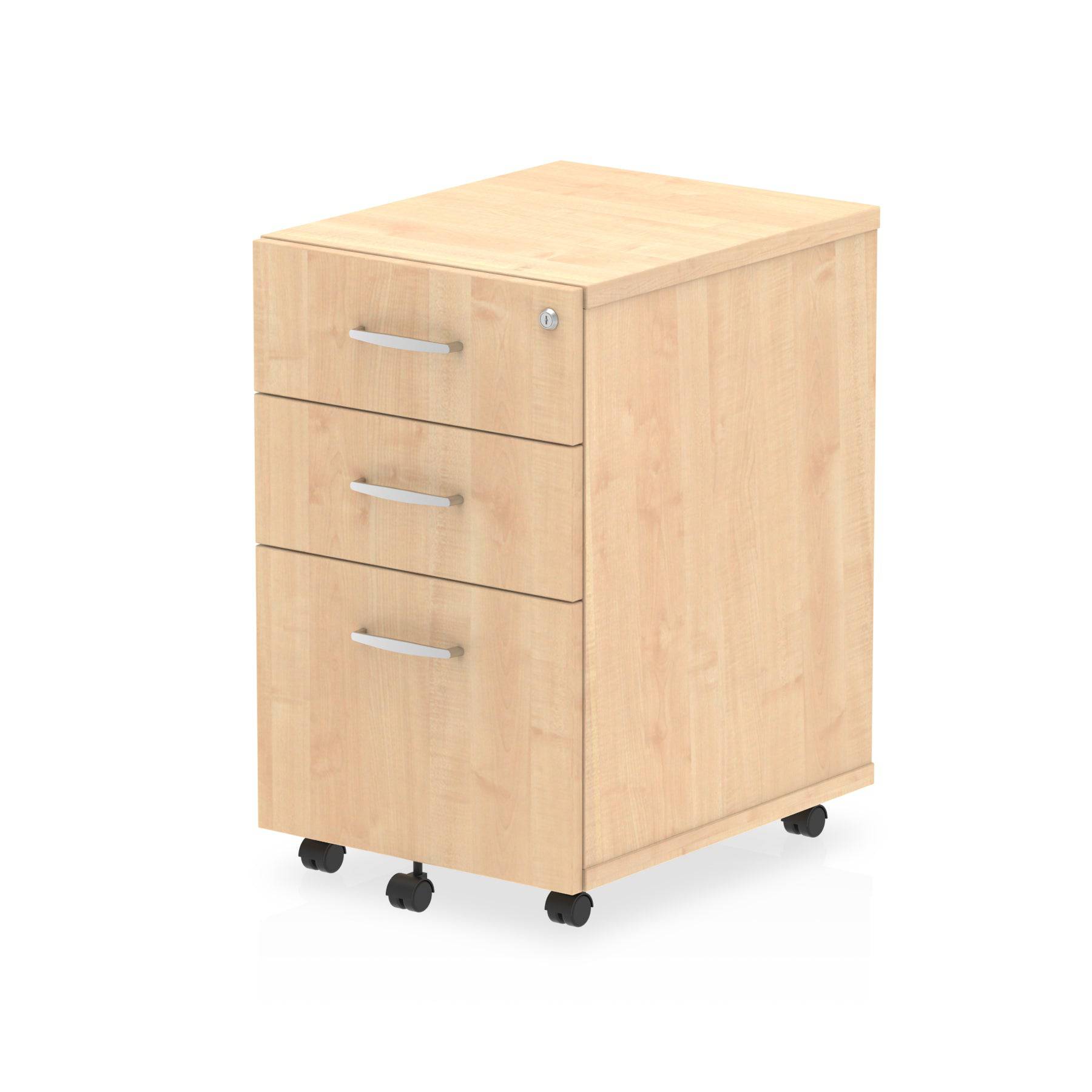 Impulse 3 Drawer Under Desk Pedestal - Price Crash Furniture