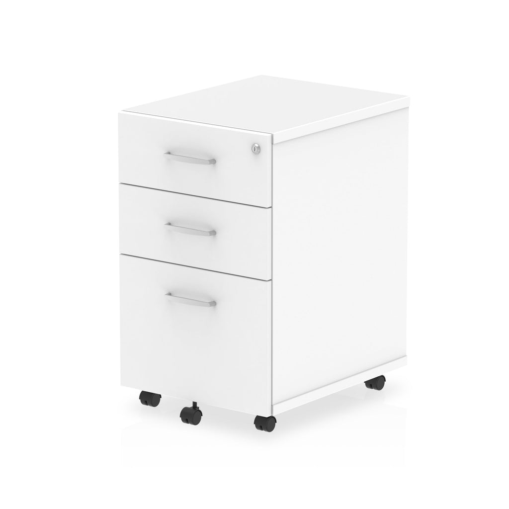 Impulse 3 Drawer Under Desk Pedestal - Price Crash Furniture