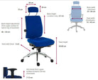 Teknik Ergo Plus HR 24h Office Chair (choice of colours) - Price Crash Furniture