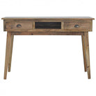 1 Drawer Writing Desk With Flute Legs - Price Crash Furniture