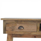 1 Drawer Writing Desk With Flute Legs - Price Crash Furniture