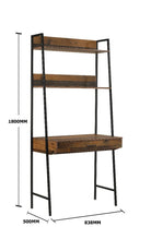 Abbey Ladder Bookcase Shelf (wide) with 4 Shelves by TAD - Price Crash Furniture