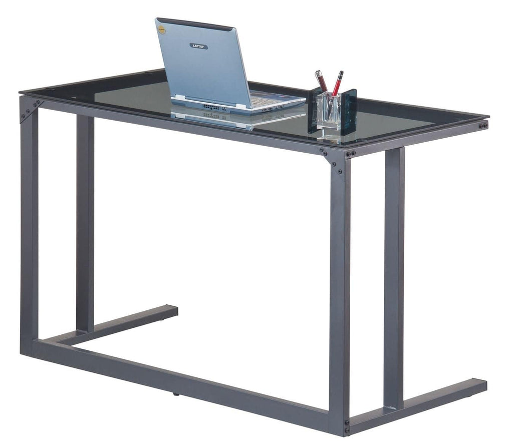 Alphason Air Desk Glass Workstation - Price Crash Furniture