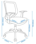 Alphason Atlanta Black Mesh Office Chair - Price Crash Furniture