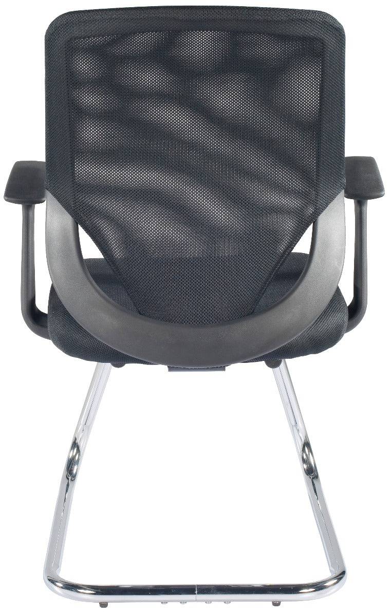 Alphason Atlanta Black Mesh Visitor Chair - Price Crash Furniture