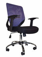 Alphason Atlanta Purple Mesh Office Chair - Price Crash Furniture