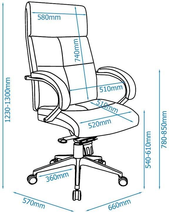 Alphason Bedford Light Grey Fabric Executive Office Chair - Price Crash Furniture