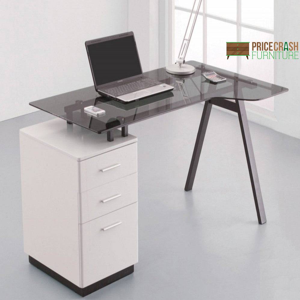 Alphason shop glass desk