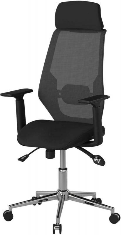Alphason Clifton Mesh Back Desk & Home Office Chair in Black - Price Crash Furniture