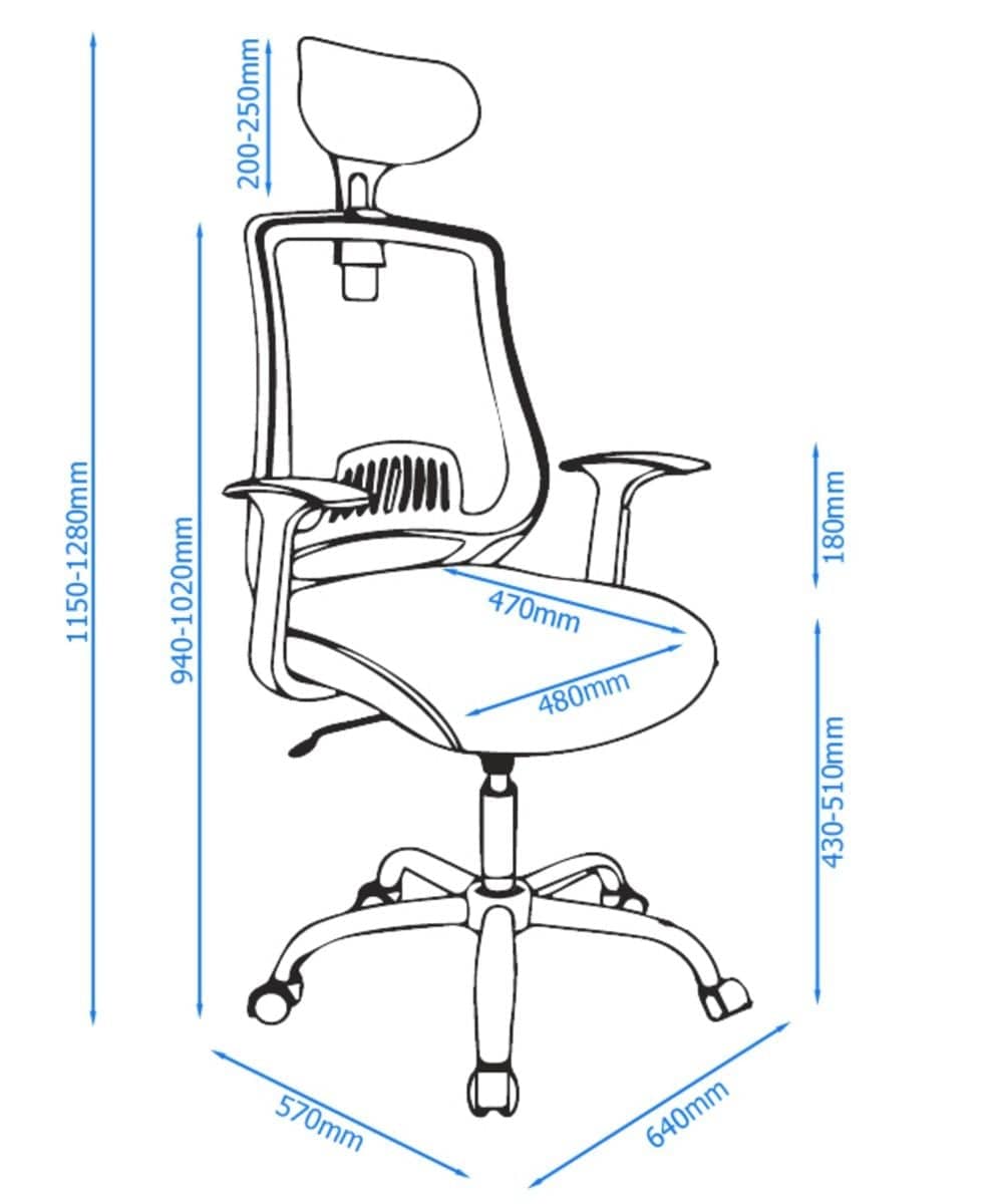 Alphason Florida Mesh Office Chair - Price Crash Furniture