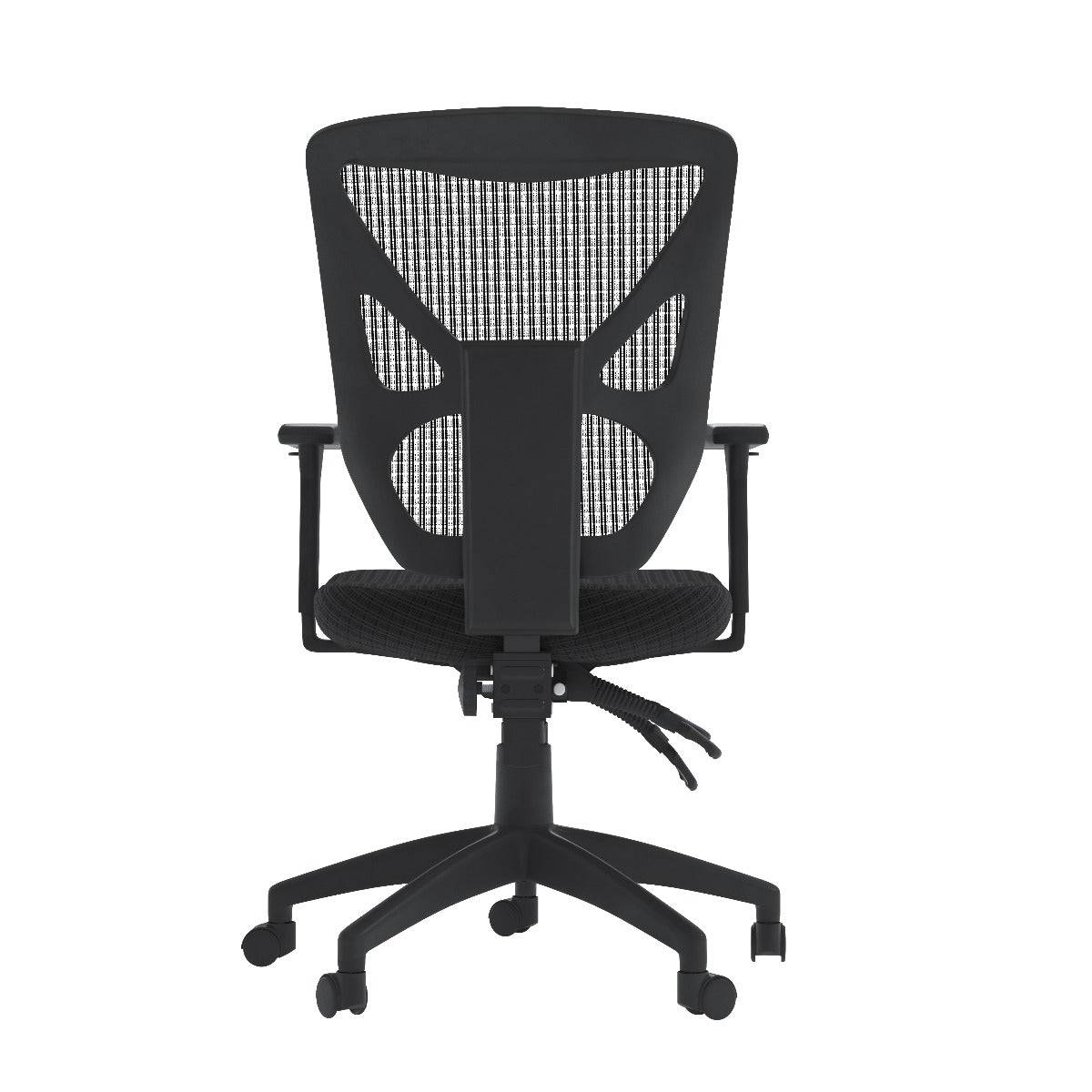 Alphason Hudson Mesh Back Office Chair in Black - Price Crash Furniture