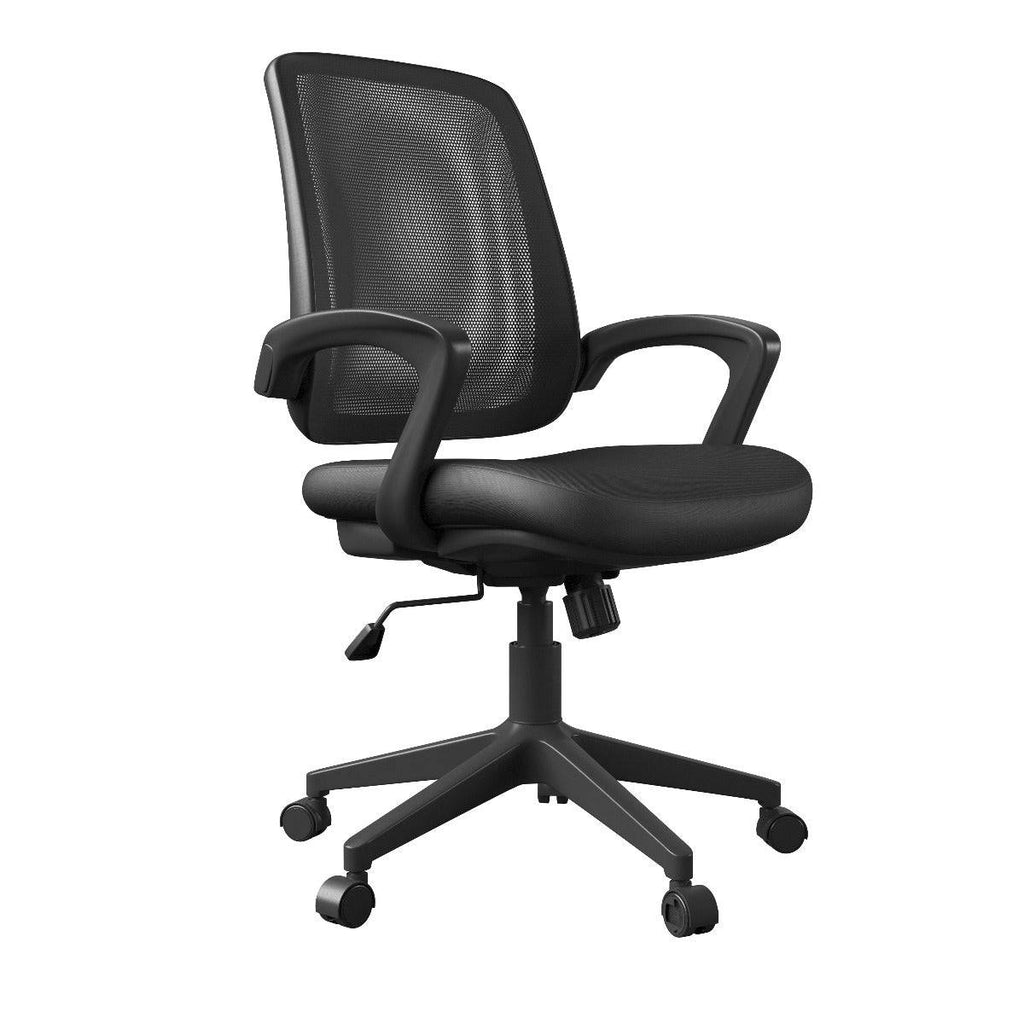 Alphason Marvin Mesh Back Office Chair in Black - Price Crash Furniture
