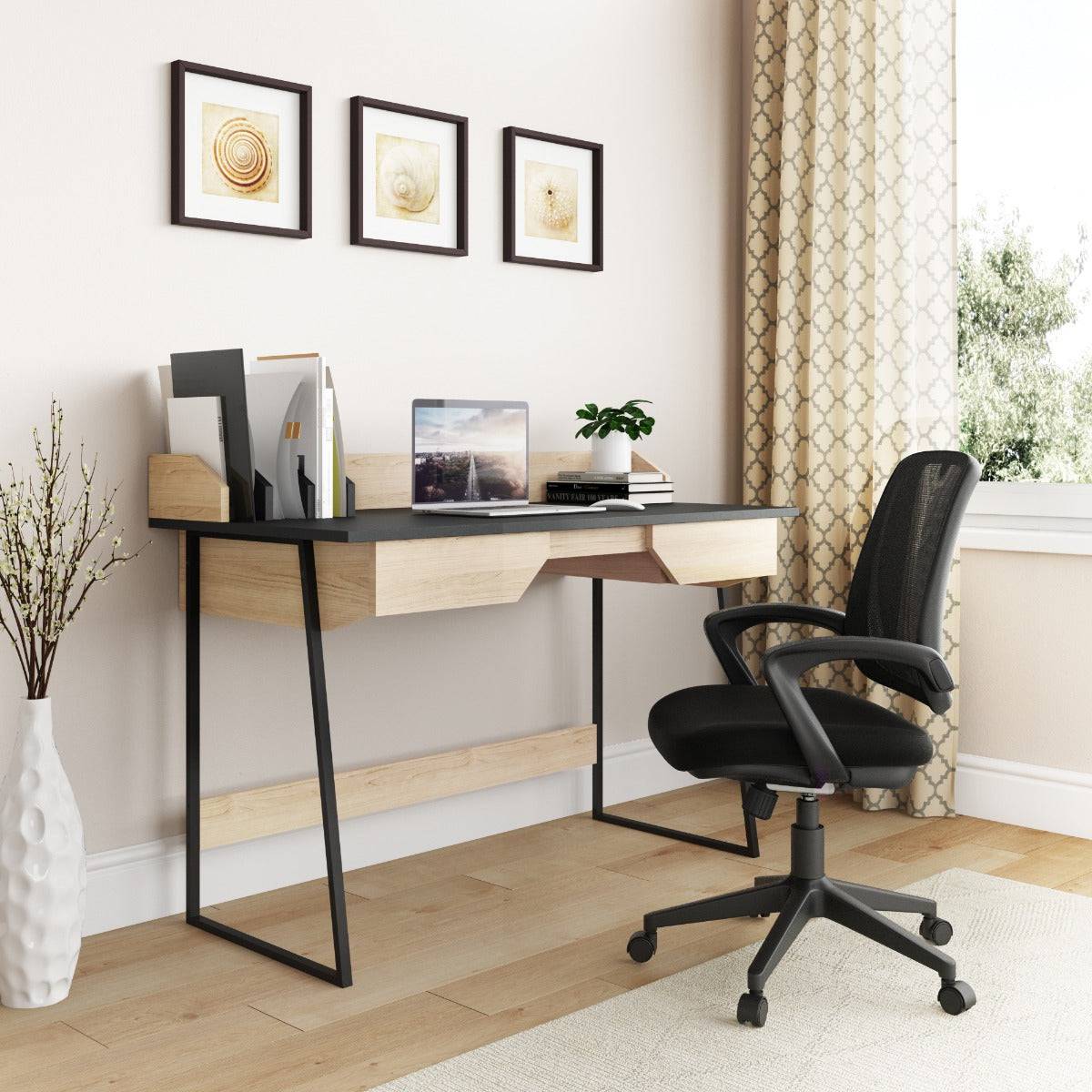 Alphason Marvin Mesh Back Office Chair in Black - Price Crash Furniture