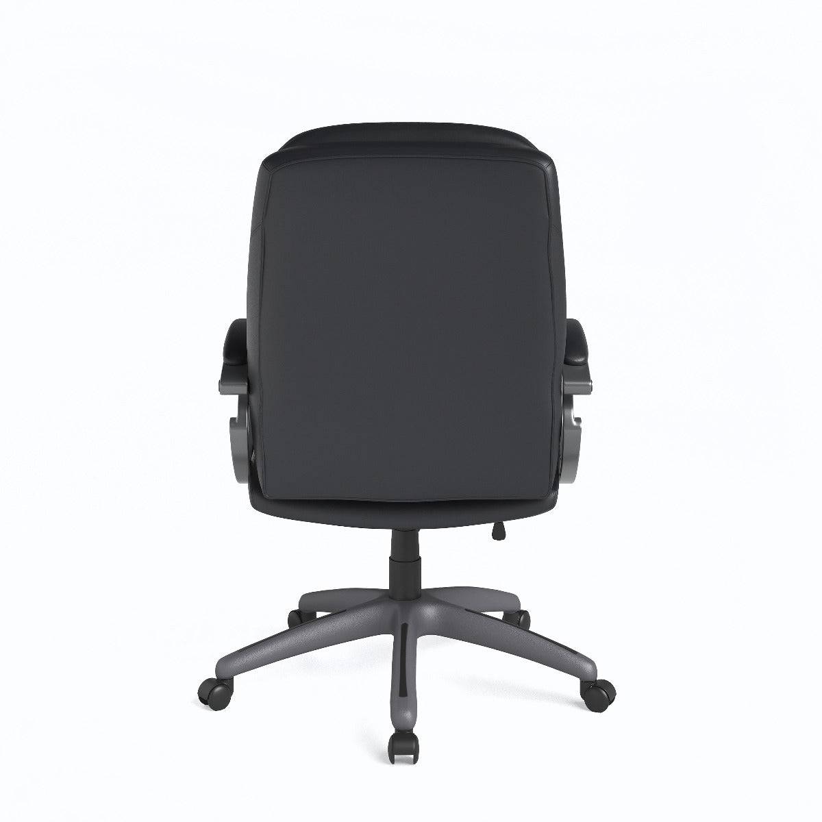 Alphason Mayfield Leather Executive Office Chair in Black - Price Crash Furniture