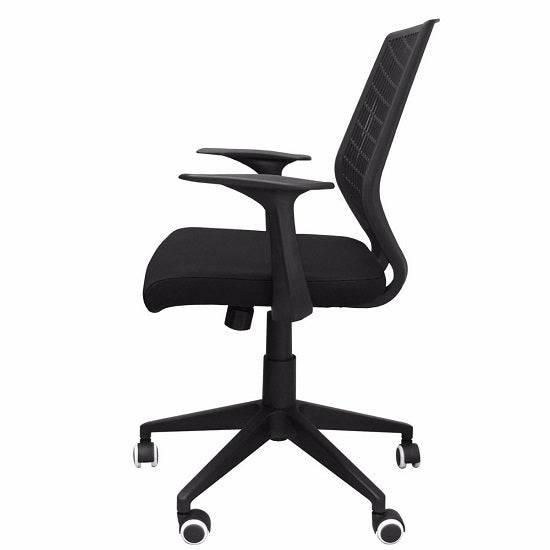 Alphason Miami Mesh Back Desk & Home Office Chair in Black - Price Crash Furniture