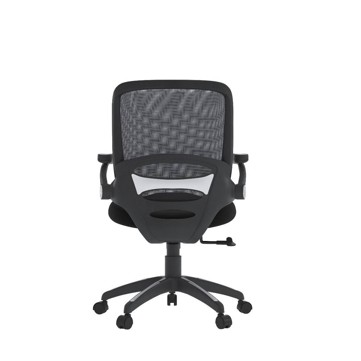 Alphason Newport Mesh Back Office Chair in Black - Price Crash Furniture