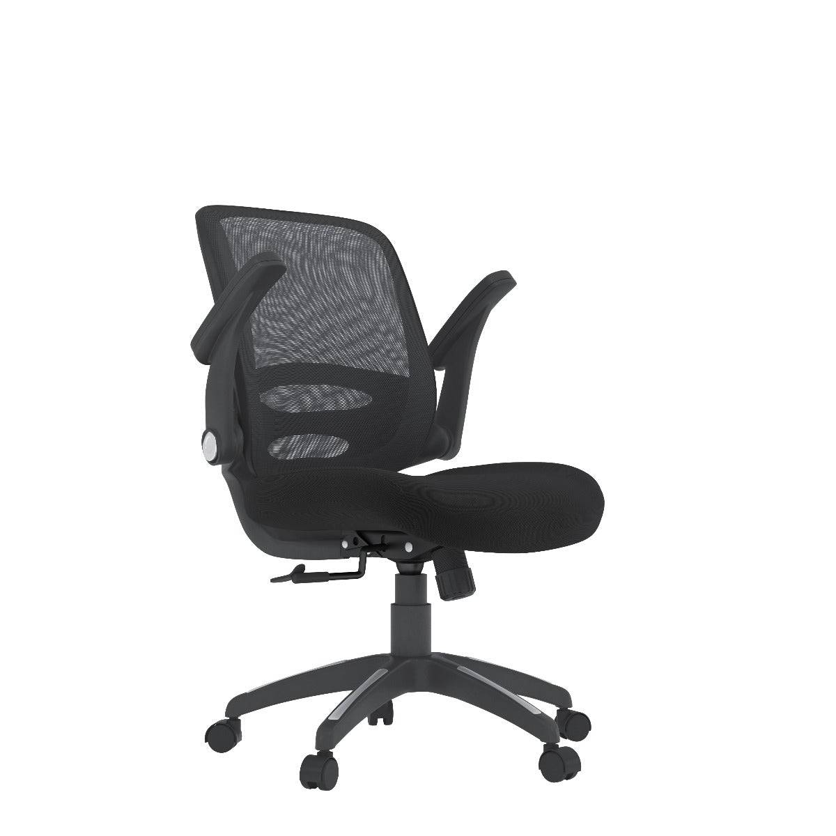 Alphason Newport Mesh Back Office Chair in Black - Price Crash Furniture