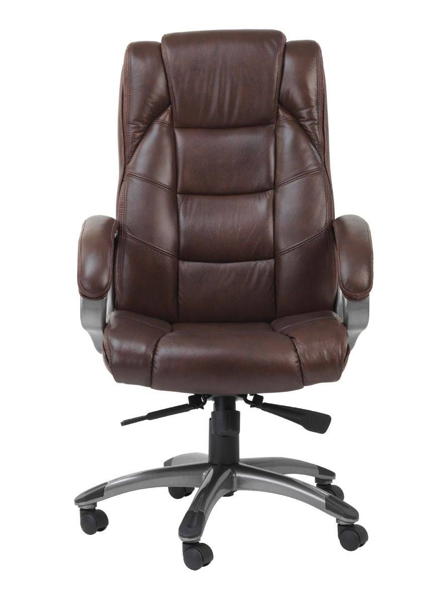 Alphason Northland Leather Executive Chair In Black - Price Crash Furniture