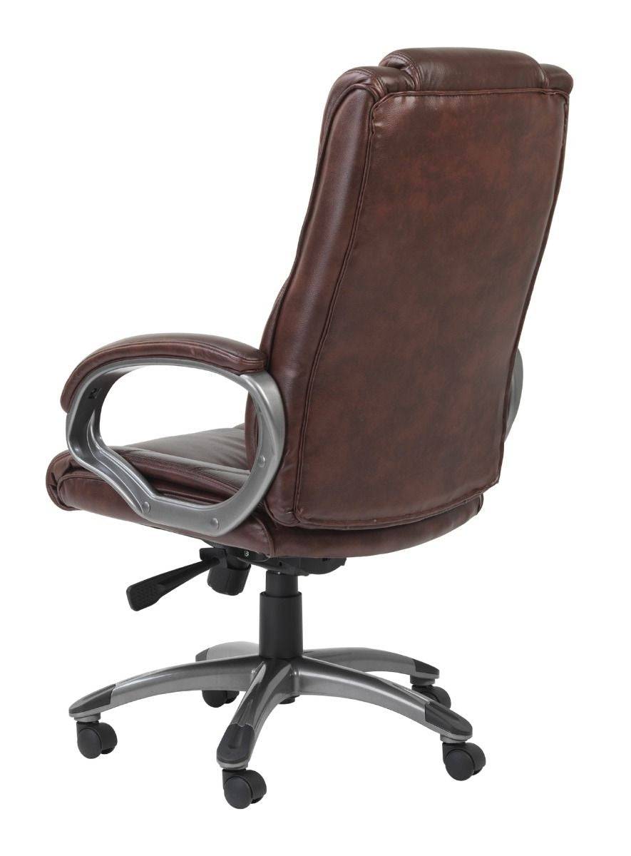 Alphason Northland Leather Executive Chair In Black - Price Crash Furniture