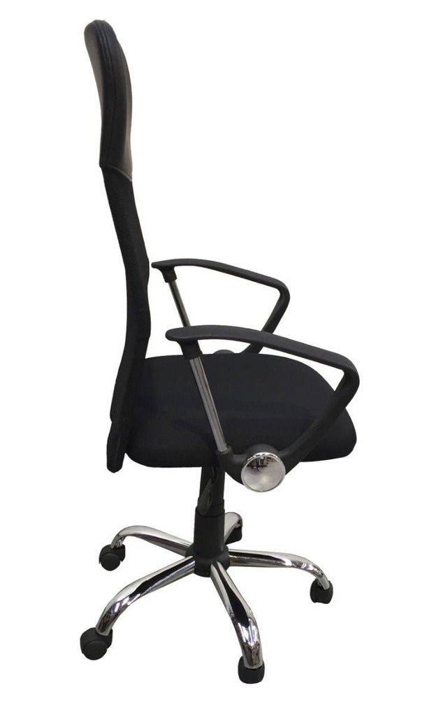 Alphason Orlando Mesh Office Chair In Black - Price Crash Furniture