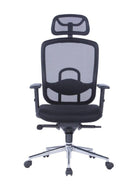 Alphason Miami Black Mesh Back Height Adjustable Office Chair - Price Crash Furniture