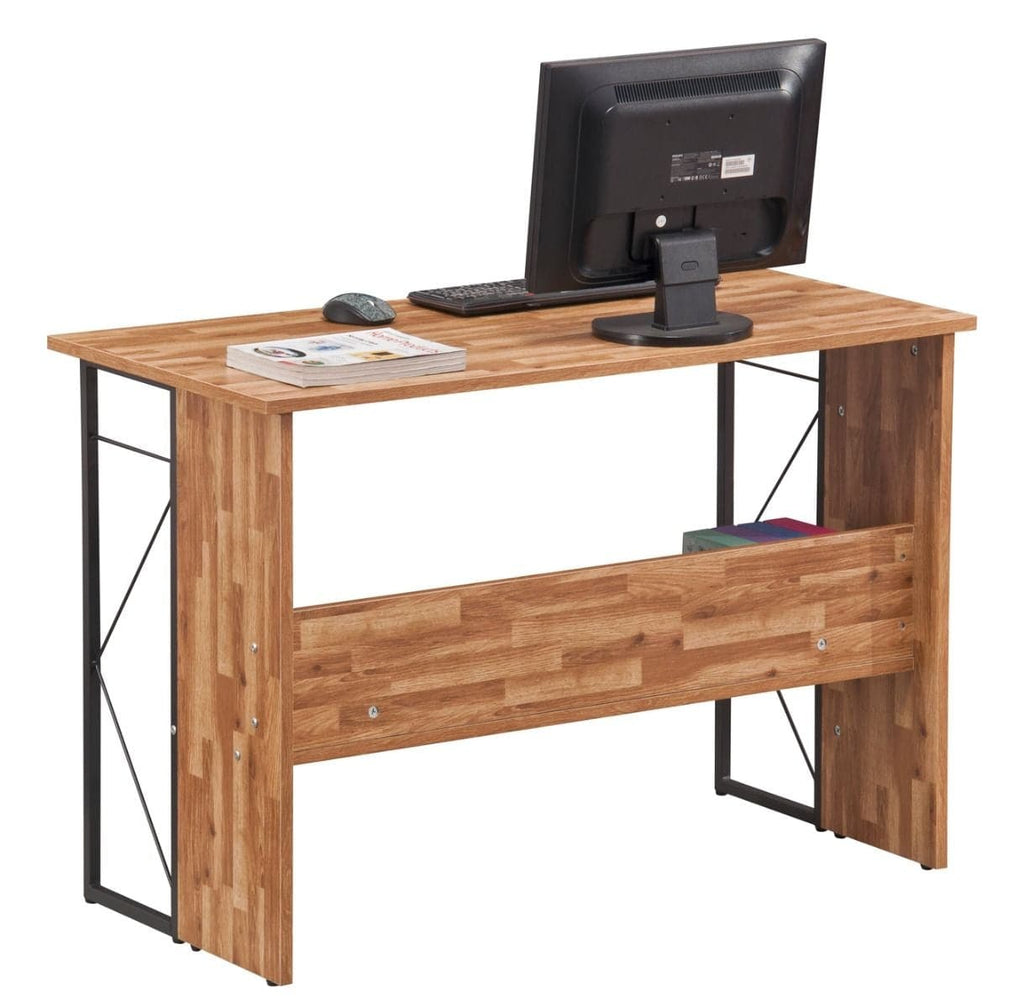 Alphason Rhodes Walnut Effect Desk - Price Crash Furniture