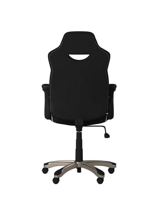 Alphason Silverstone Executive Gaming Chair in Microfibre & Faux Leather - Price Crash Furniture