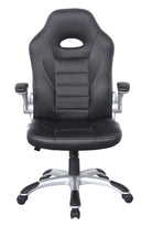 Alphason Talladega Black Leather Racing Style Executive Chair - Price Crash Furniture