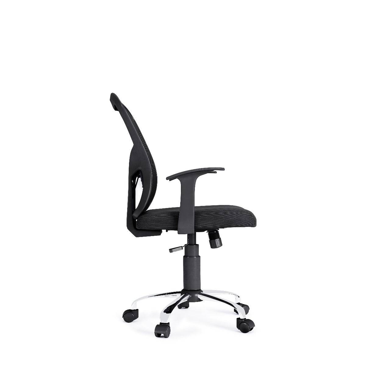 Alphason Tampa Mesh Back Office Chair in Black - Price Crash Furniture