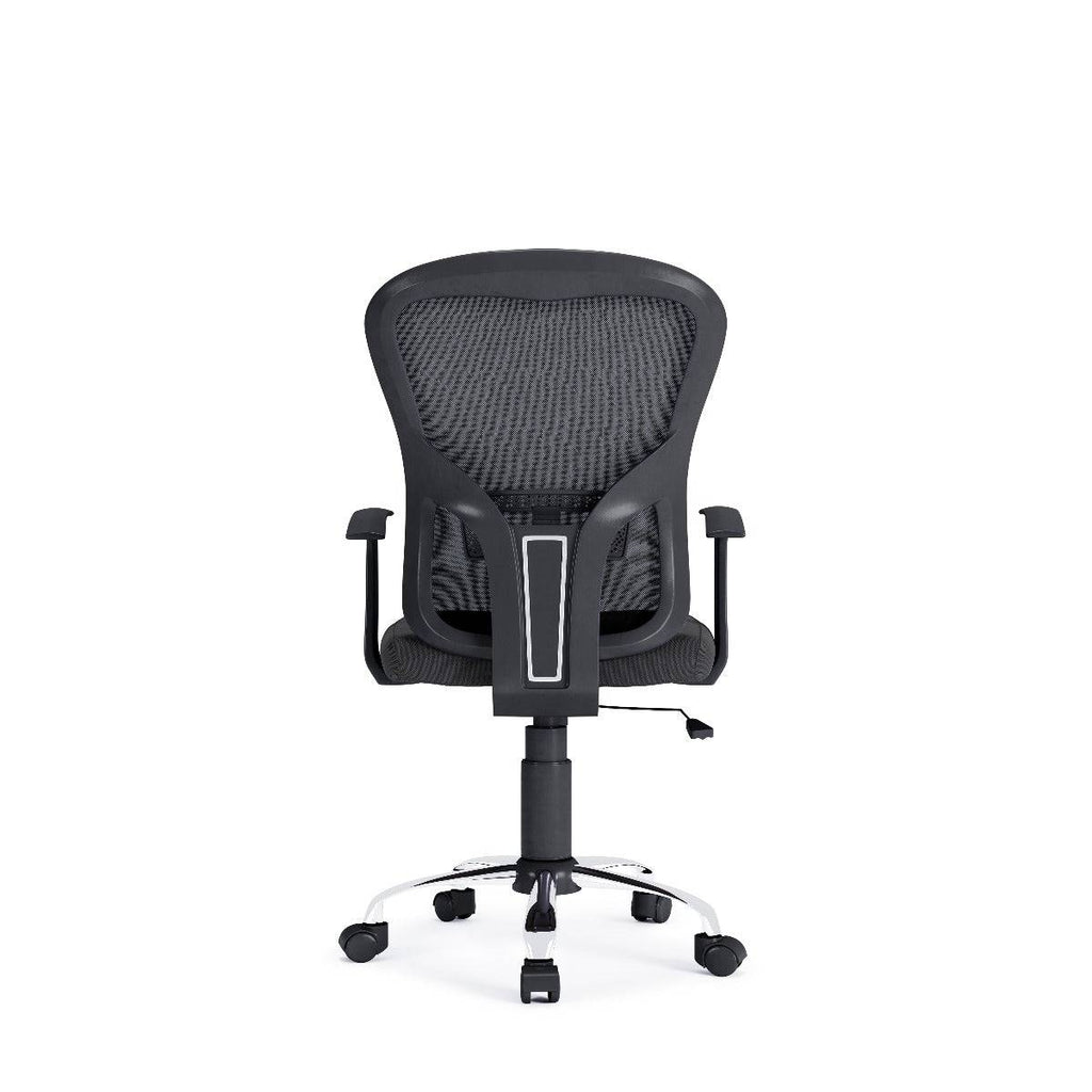 Alphason Tampa Mesh Back Office Chair in Black - Price Crash Furniture