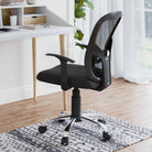 Alphason Tampa Mesh Back Office Chair in Black - Price Crash Furniture